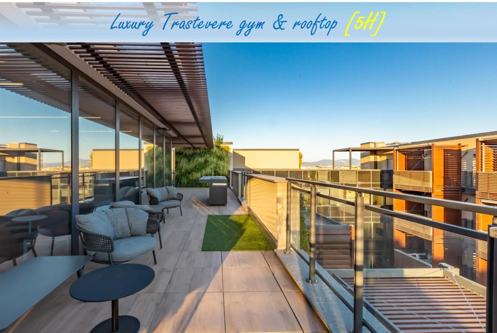 Lejlighed Luxury Trastevere Gym & Rooftop 5h *